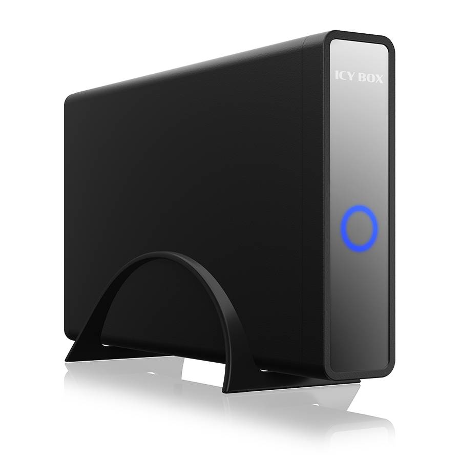 USB Type-C® Gehäuse mit integriertem USB Hub für 3,5" & 2,5" HDD/SSD