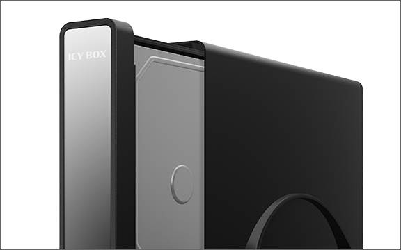 USB Type-C® Gehäuse mit integriertem USB Hub für 3,5" & 2,5" HDD/SSD
