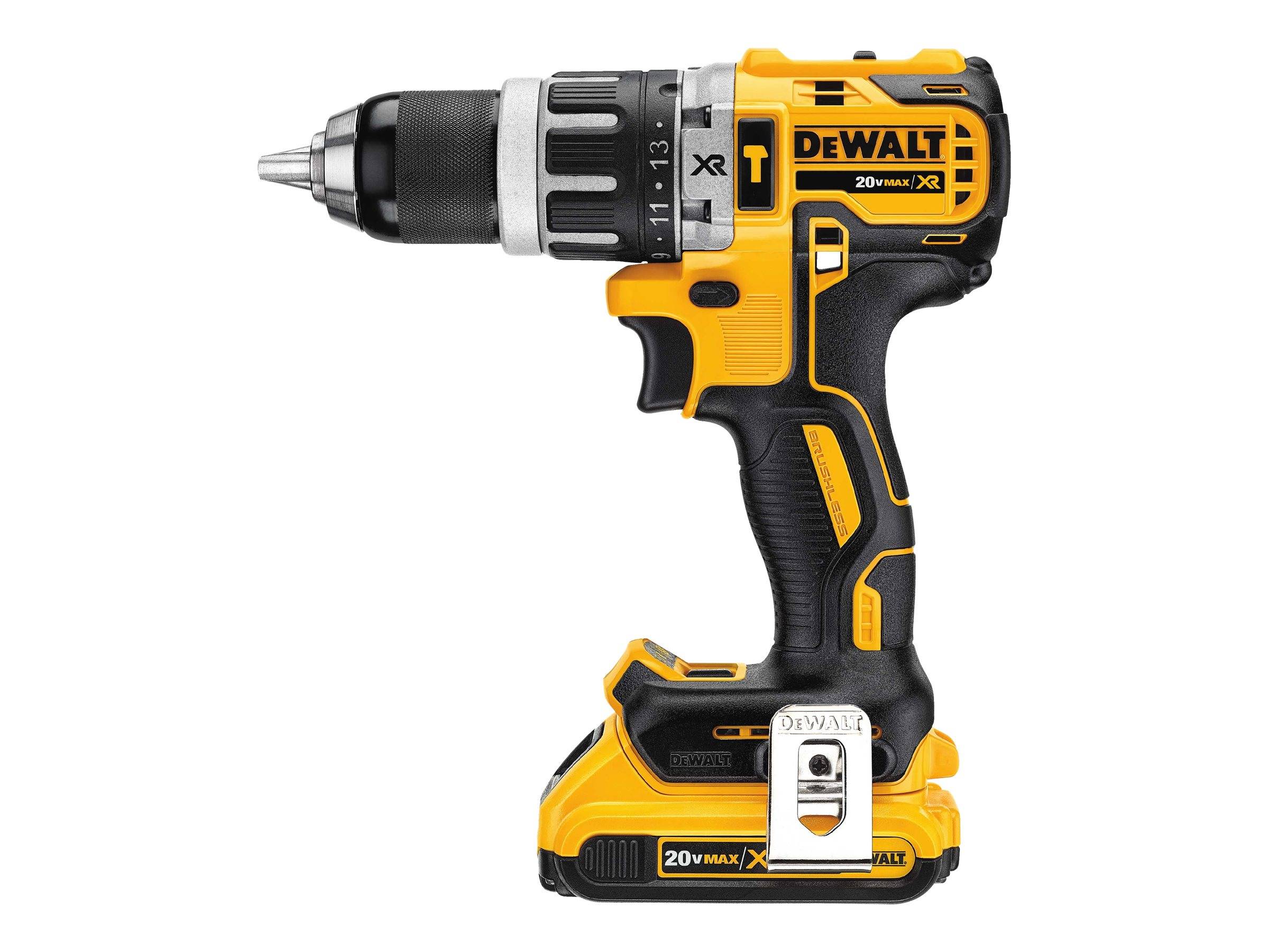 DeWALT DCD796D2-QW Akku-Schlagbohrschrauber (bl) 460 Watt, 18V, max. Bohrleistung 40/13/13 mm, T STAK-Box, 2x 2 Ah Akku