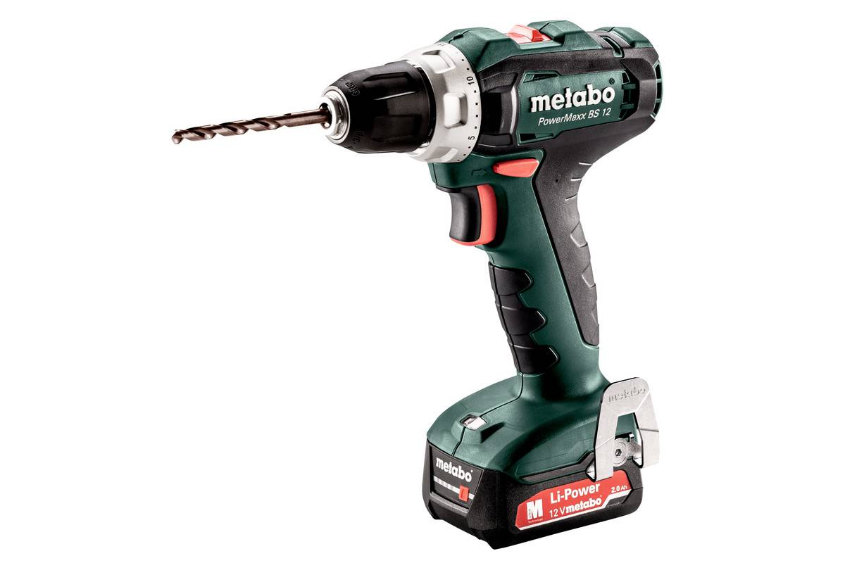 Metabo PowerMaxx BS 12 601036500 Akku-Bohrschrauber 12 V Li-Ion