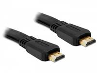 Delock HDMI Anschlusskabel HDMI-A Stecker, HDMI-A Stecker 3.00 m Schwarz 82671 4K UHD HDMI-Kabel