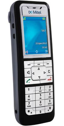 Mitel 612d Mobilteil V2 DECT Mobilteil Silber-Schwarz
