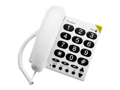 DORO PhoneEasy 311c - Telefon mit Schnur - weiß
