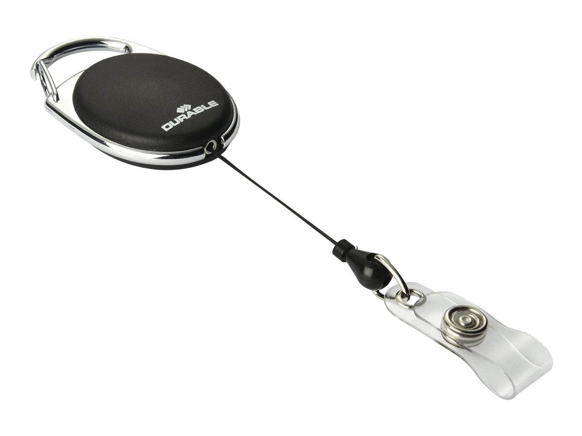 DURABLE STYLE - Ausweishalter - Schwarz (Packung mit 10)