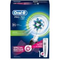 Oral-B Pro 760 Cross Action 137191 Elektrische Zahnbürste Rotierend/Oszilierend/Pulsieren Schwarz, Weiß