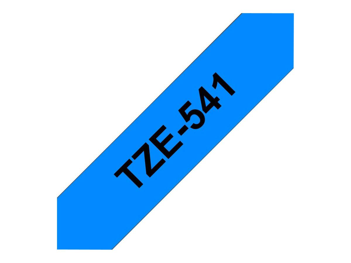 Brother TZe TZe-541 Bandfarbe: Blau Schriftfarbe:Schwarz 18mm 8m