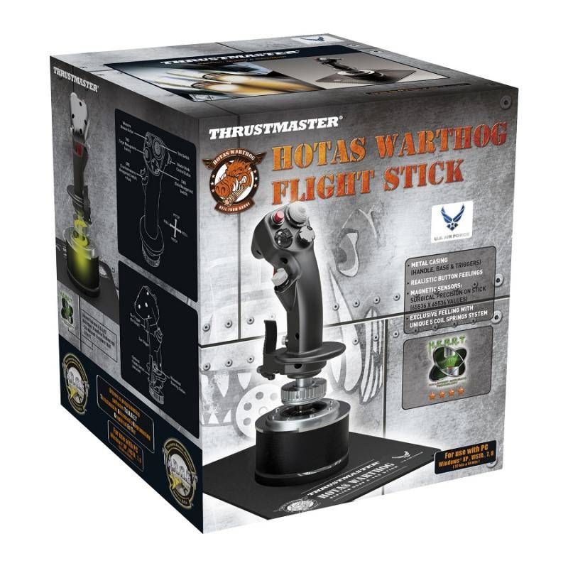 Thrustmaster HOTAS Warthog™ Flugsimulator-Joystick USB PC Schwarz