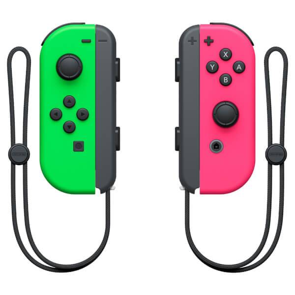 Nintendo 2x Joy-Con Gamepad Nintendo Switch Neonpink, Neongrün