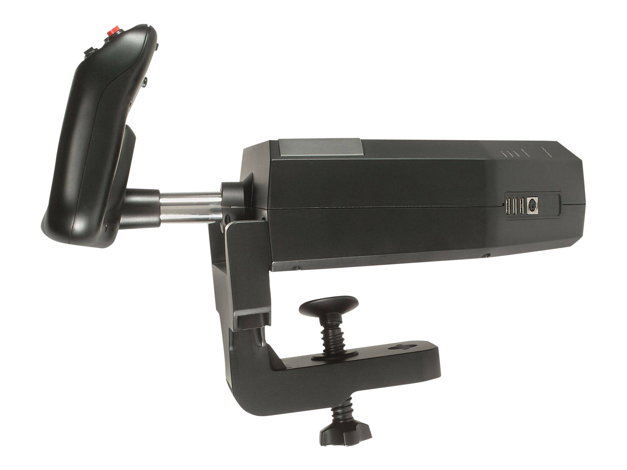 Logitech Gaming Saitek Pro Flight Yoke System PZ44 Flugsimulator-Steuerhorn USB PC Schwarz Schraubbefestigung