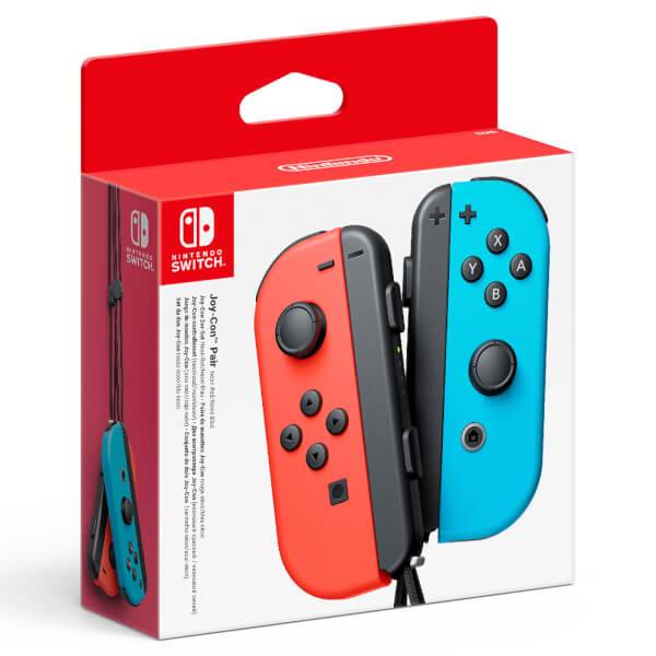 Nintendo 2x Joy-Con Gamepad Nintendo Switch Neonrot, Neonblau