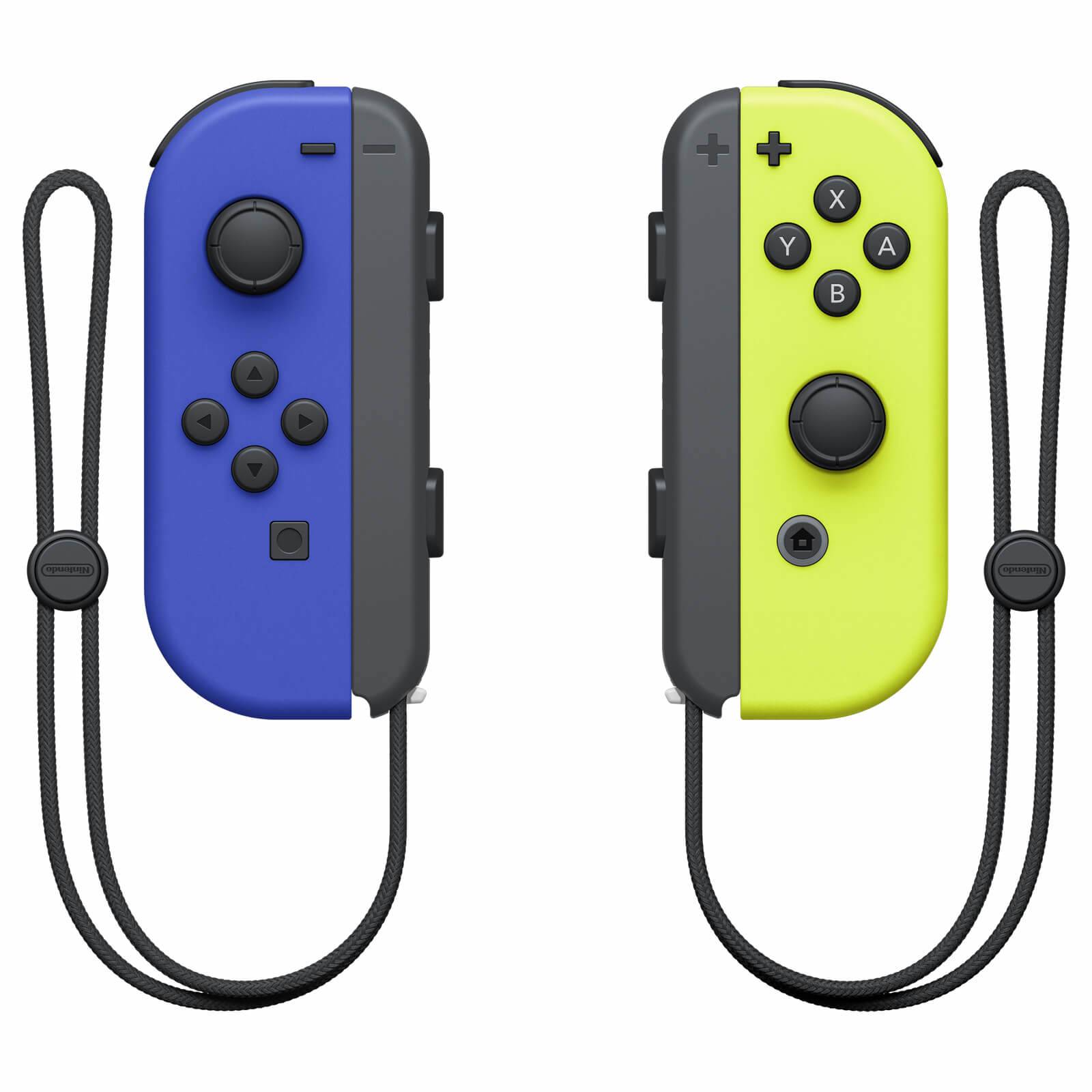 Nintendo Switch Joy-Con 2er-Set blau/neon-gelb Controller Nintendo Switch Blau, Neongelb