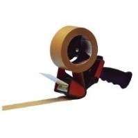 tesa Klebeband-Abroller Blau, Rot Rollenbreite (max.): 50 mm Mit Bremsvorrichtung, Messer austauschbar