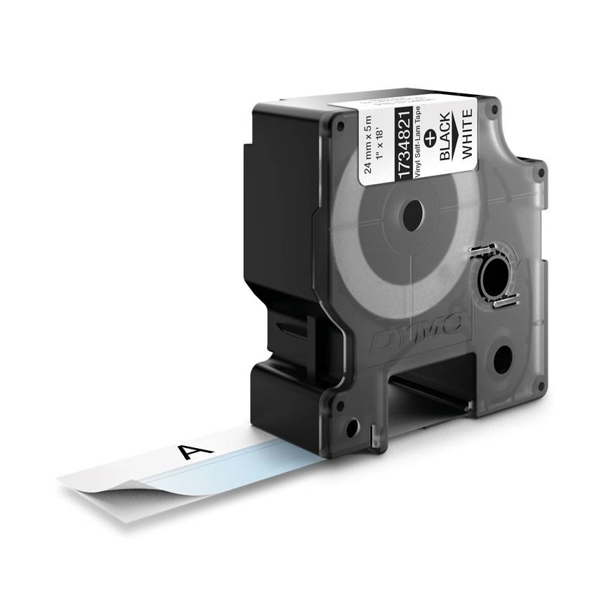 DYMO IND RHINO 1734821 Vinyl Bandfarbe: Weiß Schriftfarbe:Schwarz 24mm 5.5m