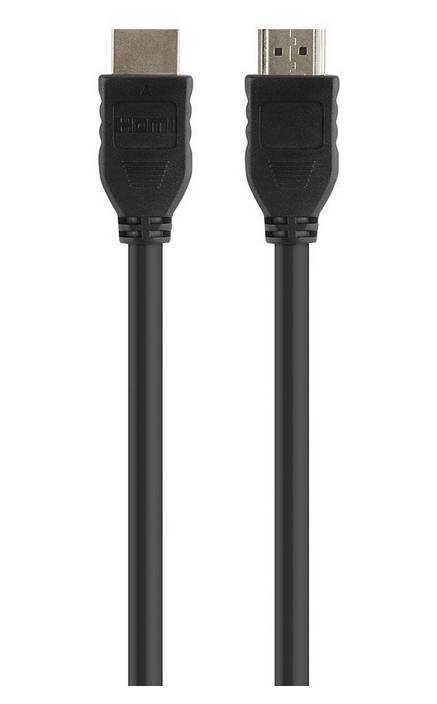 Belkin HDMI Anschlusskabel HDMI-A Stecker, HDMI-A Stecker 3.00 m Schwarz F3Y017bt3M-BLK 4K UHD HDMI-Kabel