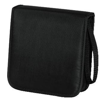 hama 00033830 CD-/DVD-/Blu-ray-Tasche 20, Schwarz