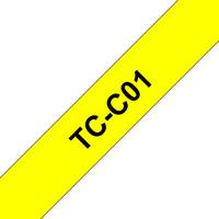 Brother TCC01 - 12 mm x 6.7 m - Schwarz auf Neongelb