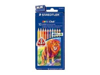 STAEDTLER Farbstift Noris Club jumbo 128 NC10 sort. 10 St./Pack.