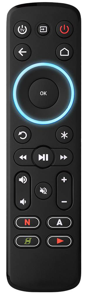 One For All Streamer Universal Fernbedienung Schwarz