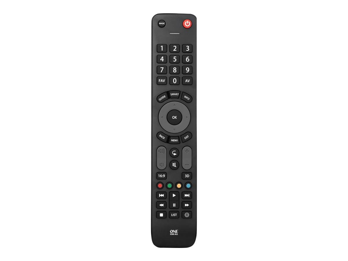 One For All Evolve TV Universal Fernbedienung Schwarz