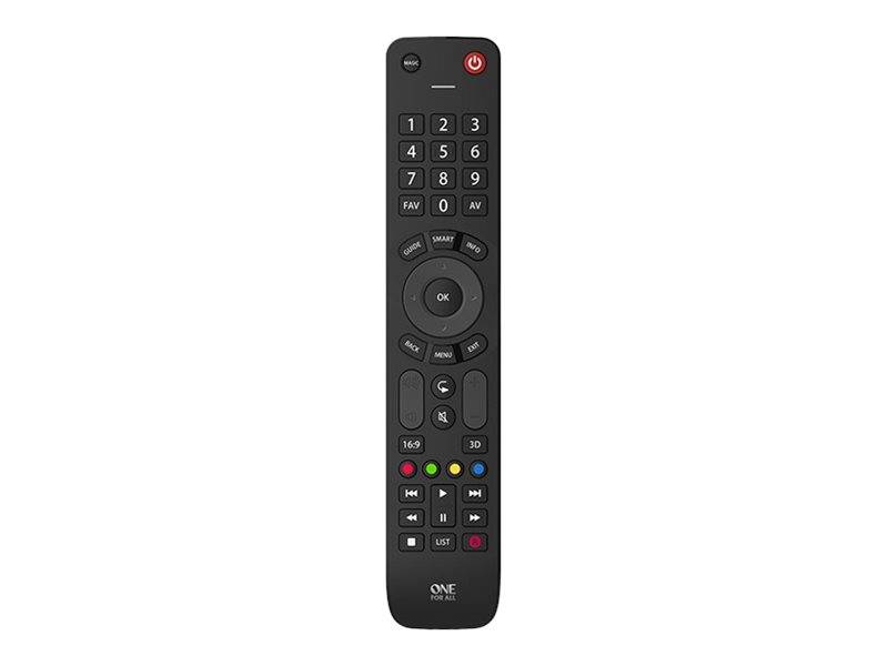 One For All Evolve TV Universal Fernbedienung Schwarz