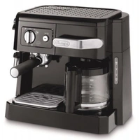 DeLonghi BCO 411.B Espressomaschine mit Siebträger Schwarz Fassungsvermögen Tassen=10 Glaskanne, mit Filterkaffee-Funktion DeLonghi BCO 411.B Espressomaschine mit Siebträger Schwarz Fassungsvermögen Tassen=10 Glaskanne, mit Filterkaffee-Funktion