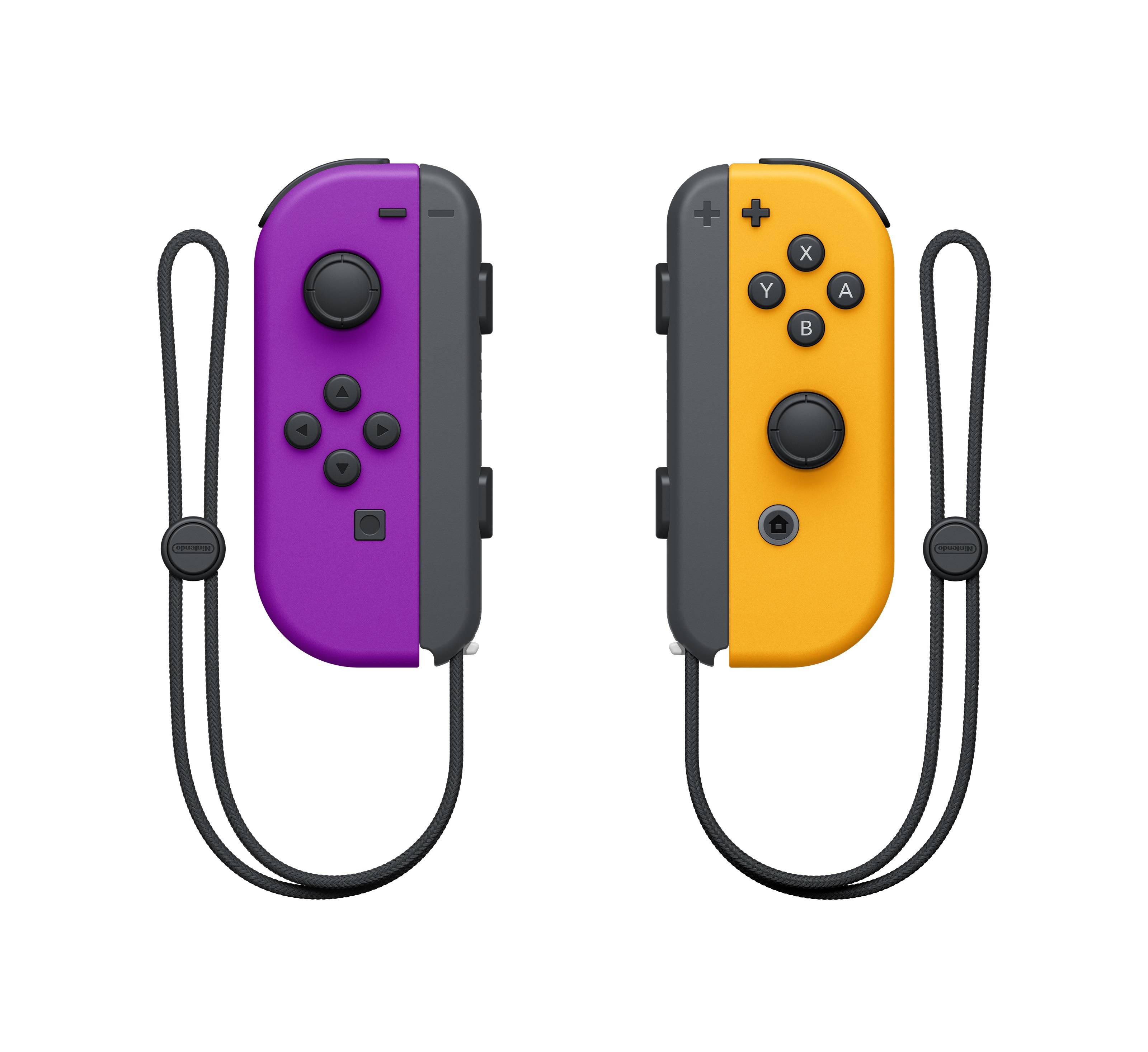 Nintendo Switch Joy-Con 2er-Set neon-lila/neon-orange Controller Nintendo Switch Neon-Lila, Neonorange