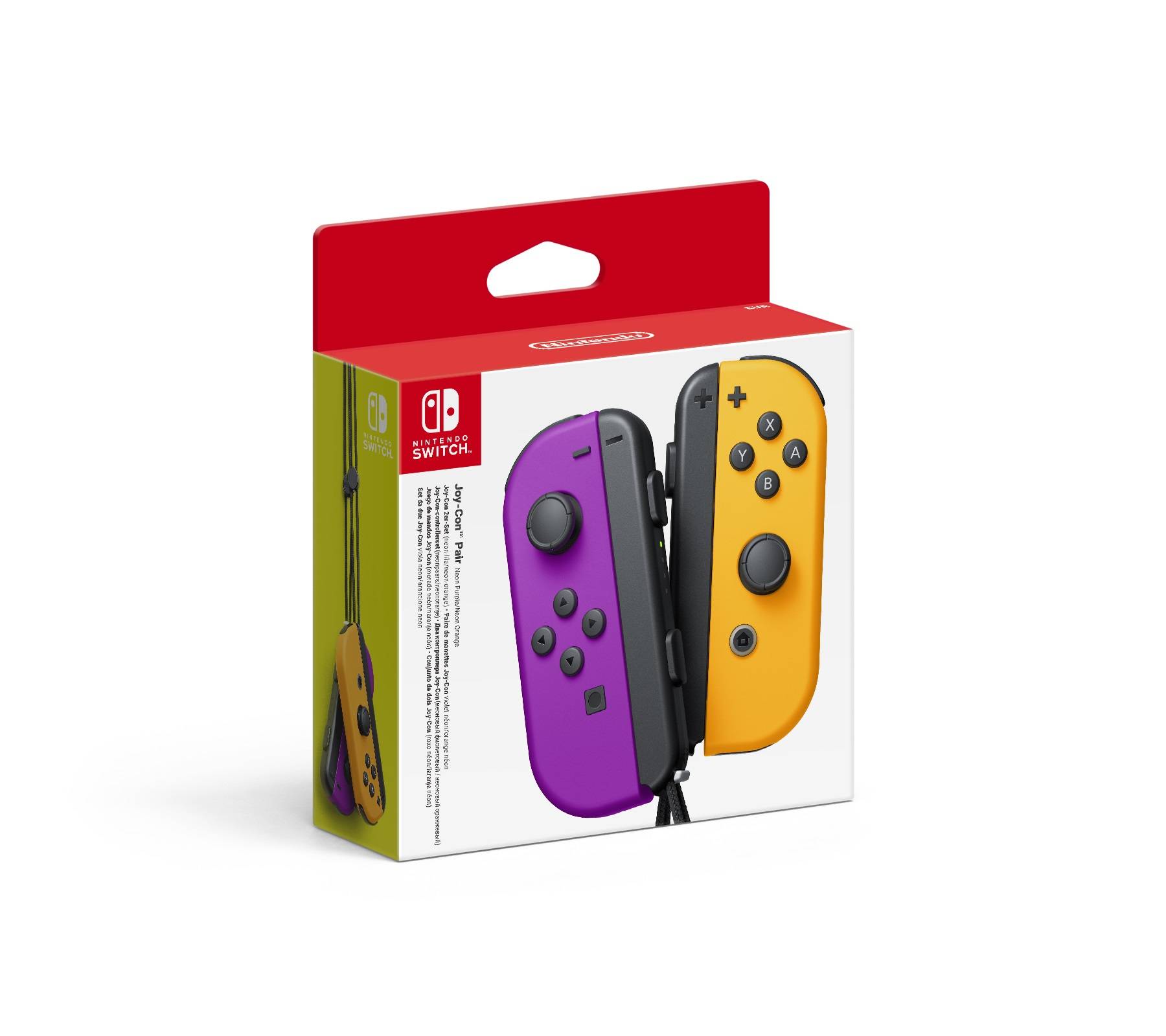 Nintendo Switch Joy-Con 2er-Set neon-lila/neon-orange Controller Nintendo Switch Neon-Lila, Neonorange