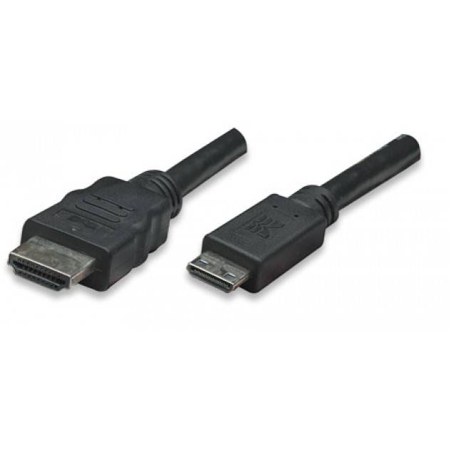 TECHly HDMI Anschlusskabel 5.00 m Schwarz ICOC-HDMI-B-050