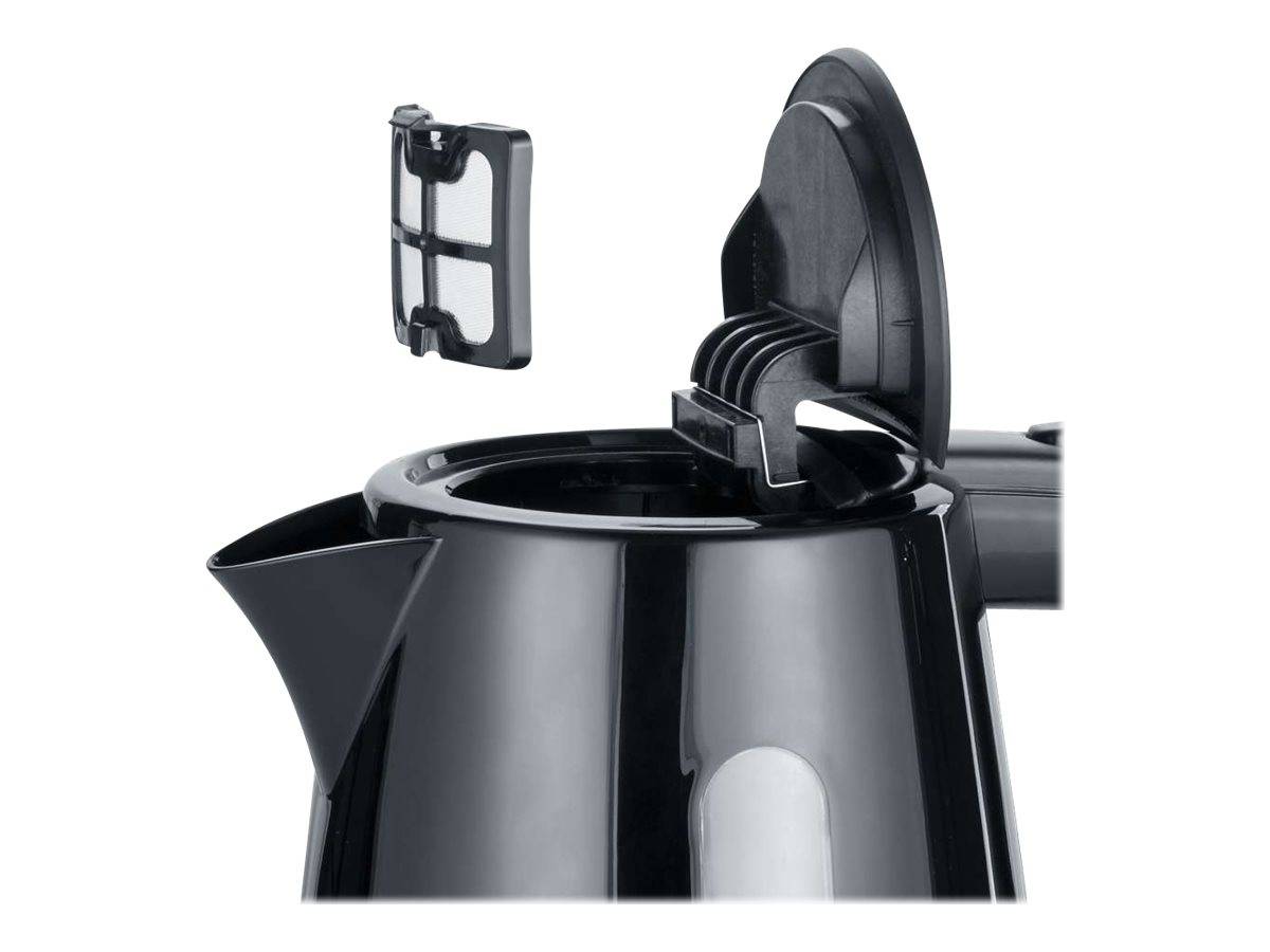 Severin WK 3410 Wasserkocher Schwarz Fassungsvermögen: 1l