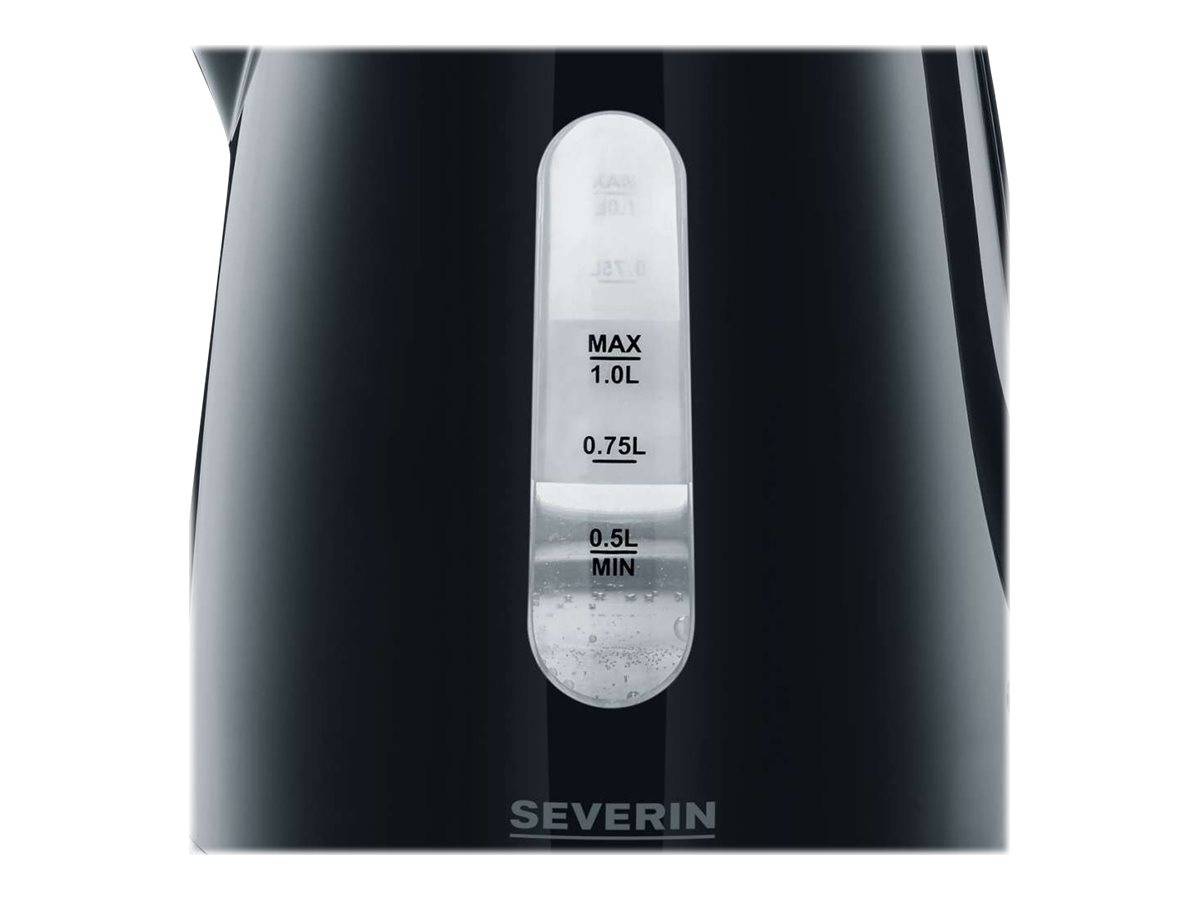 Severin WK 3410 Wasserkocher Schwarz Fassungsvermögen: 1l