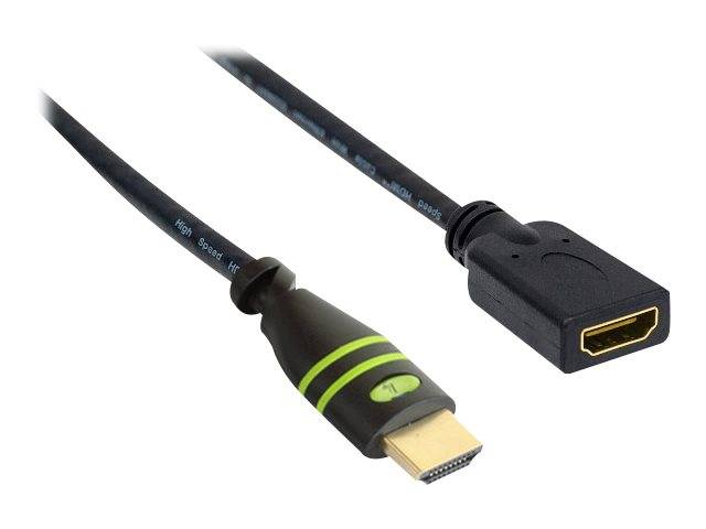 TECHly - Highspeed - HDMI-Verlängerungskabel mit Ethernet