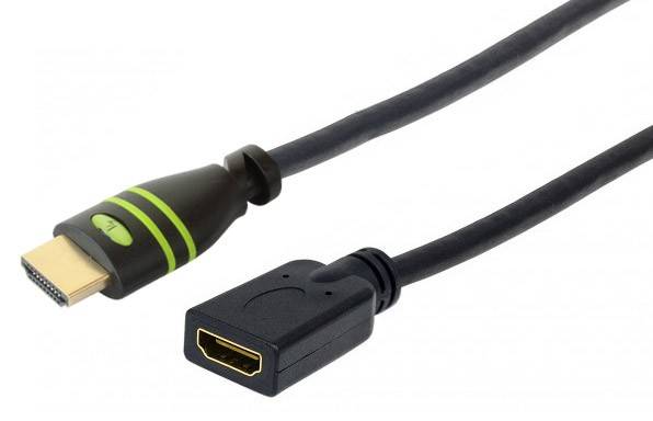 TECHly - Highspeed - HDMI-Verlängerungskabel mit Ethernet