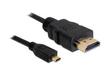 Delock - HDMI-Kabel mit Ethernet - HDMI männlich zu mikro HDMI männlich