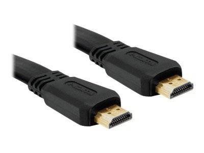 Delock HDMI Anschlusskabel HDMI-A Stecker, HDMI-A Stecker 2.00 m Schwarz 82670 4K UHD HDMI-Kabel