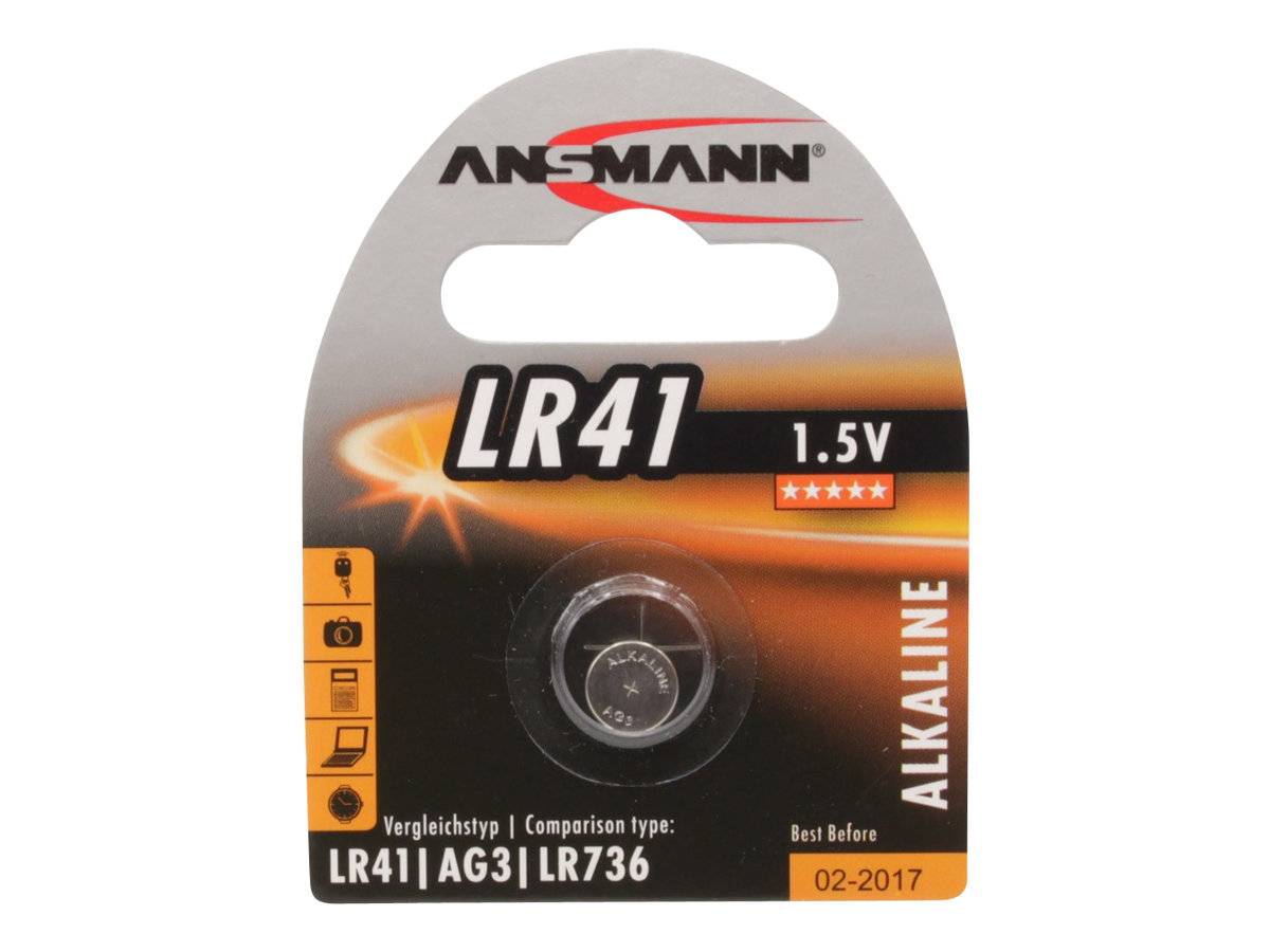 ANSMANN - Batterie LR41 - Alkalisch