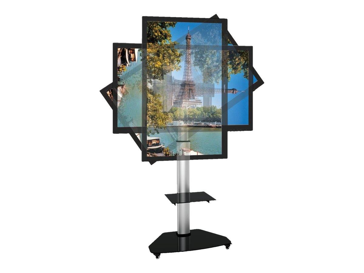 TECHly ICA-TR3SL TV-Rollwagen 94,0 cm (37") - 177,8 cm (70") Rotierbar, Höhenverstellbar