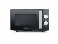 Severin MW 7762 Mikrowelle Schwarz, Edelstahl 800 W Grillfunktion