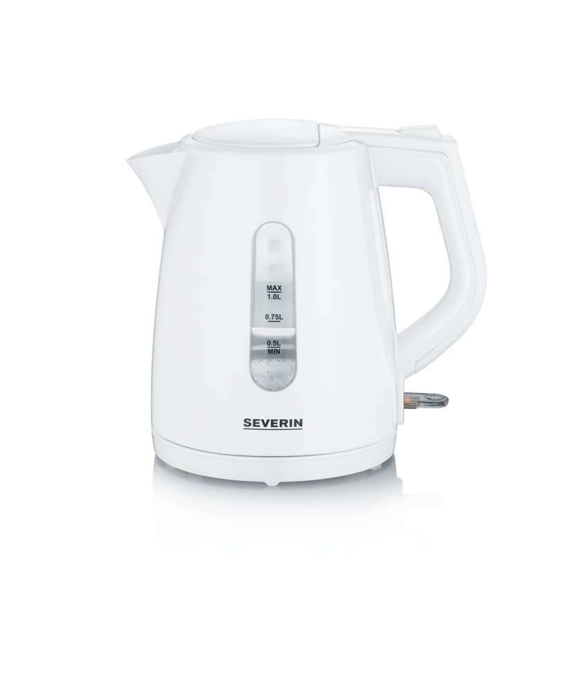 Severin WK 3411 Wasserkocher Weiß Fassungsvermögen: 1l