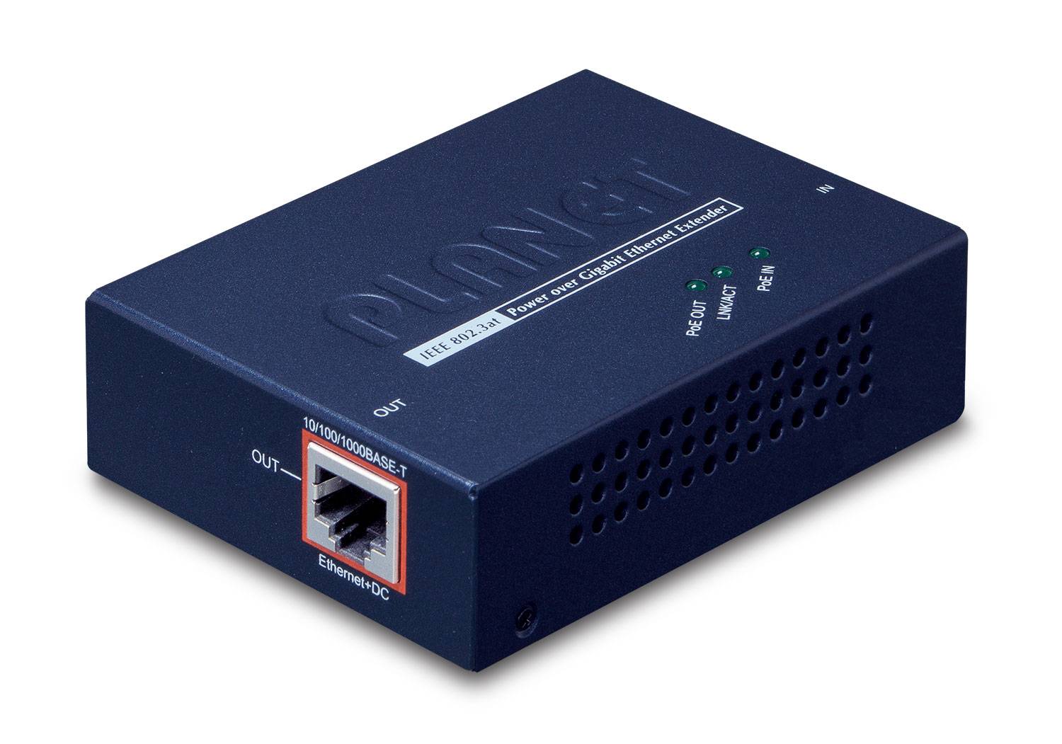 PLANET IEEE 802.3at Power over Gigabit Ethernet Extender