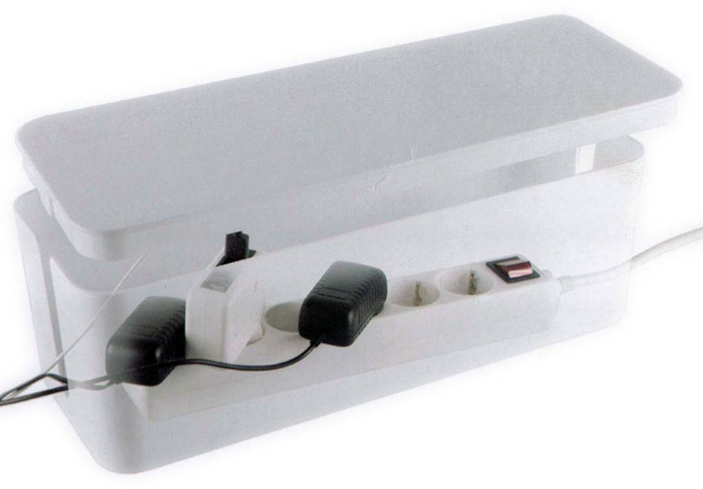 VALUE Kabel-Box, groß, weiß