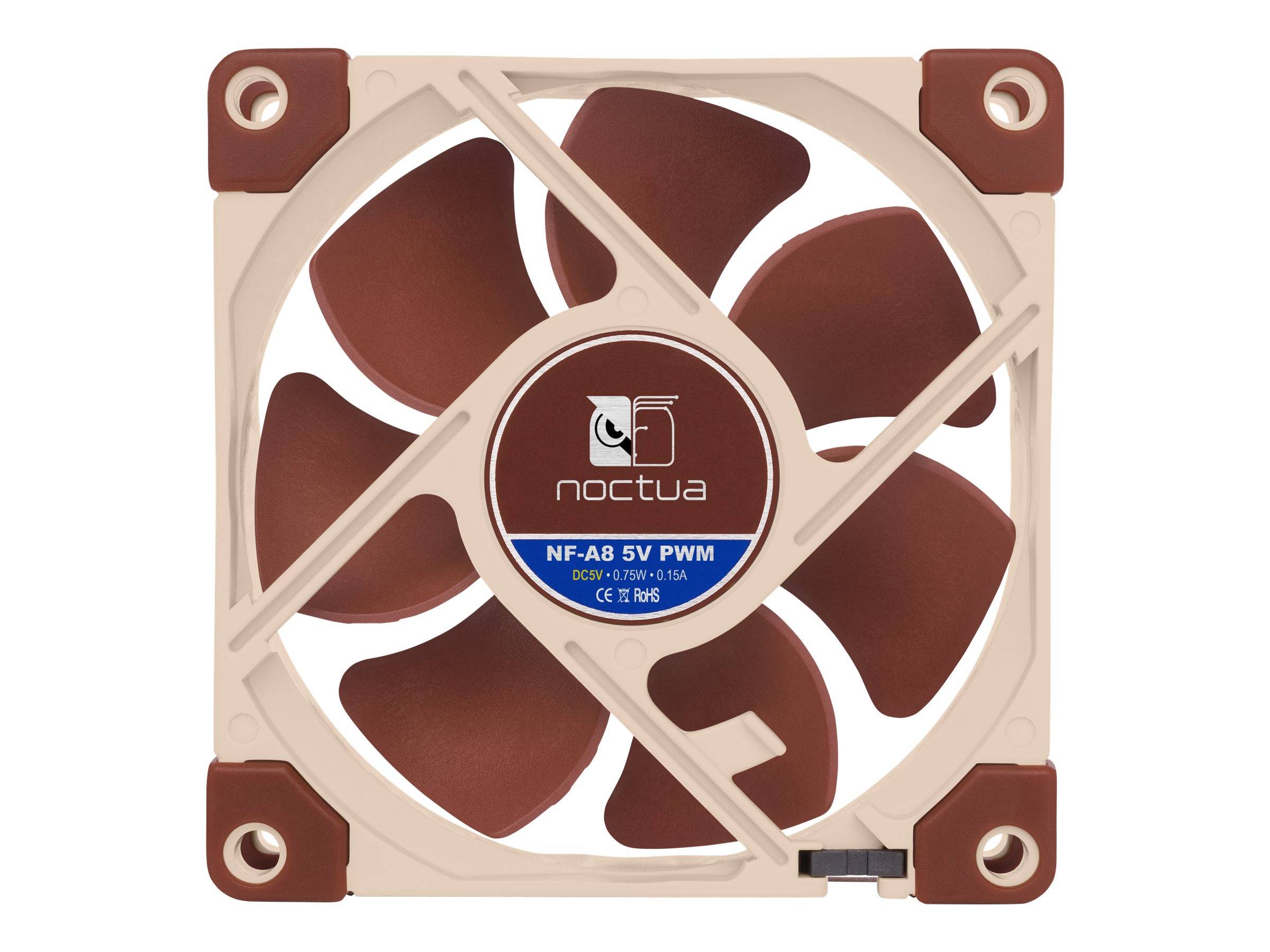 Noctua NF-A8 5V PC-Gehäuse-Lüfter Braun (B x H x T) 80 x 80 x 25 mm