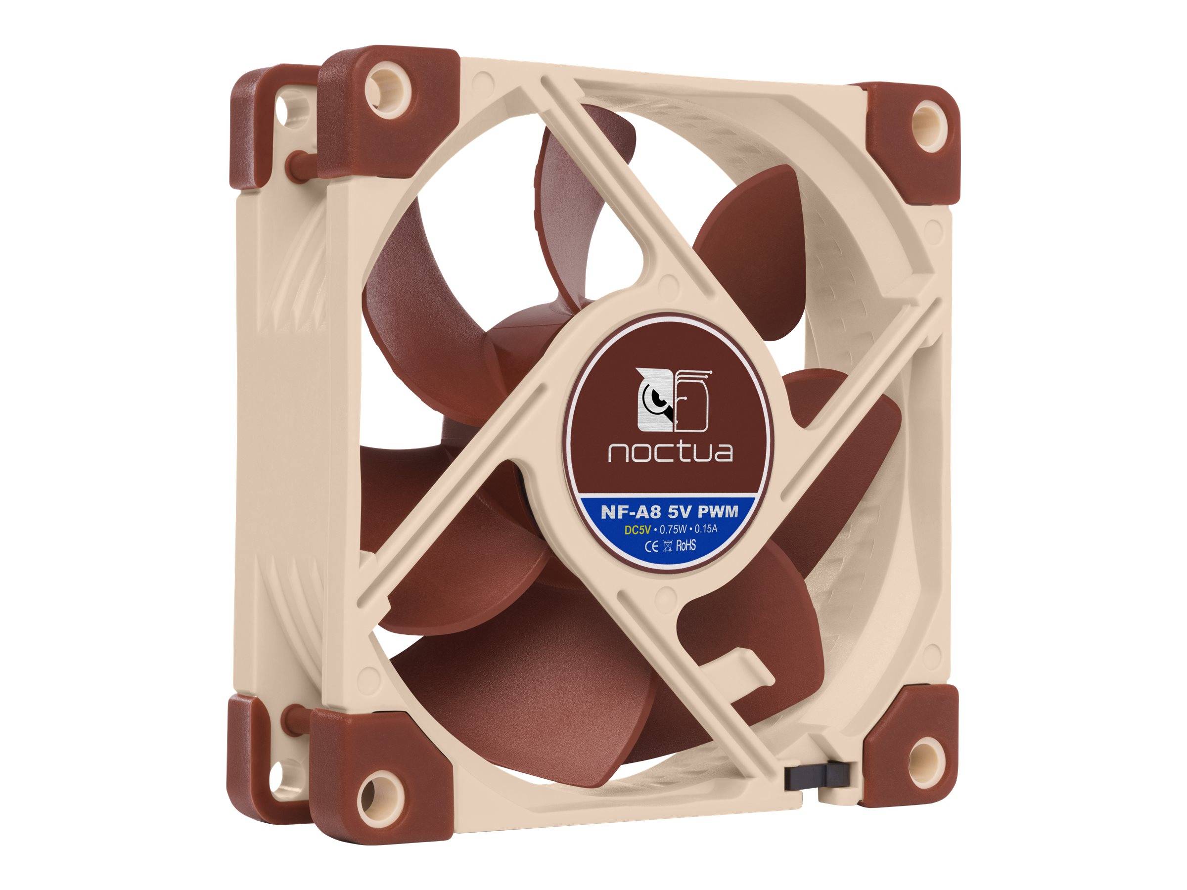 Noctua NF-A8 5V PC-Gehäuse-Lüfter Braun (B x H x T) 80 x 80 x 25 mm