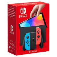 Nintendo Switch OLED Konsole 64 GB Neonrot, Neonblau