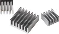 Joy-it RB-heatsink Kühlkörper-Set Passend für (Entwicklungskits): Raspberry Pi, Banana Pi Silber