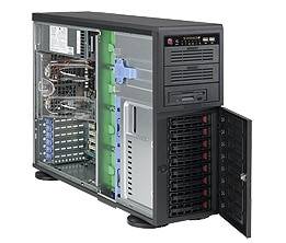 Supermicro CSE-743TQ-903B-SQ Full Tower PC-Gehäuse Schwarz