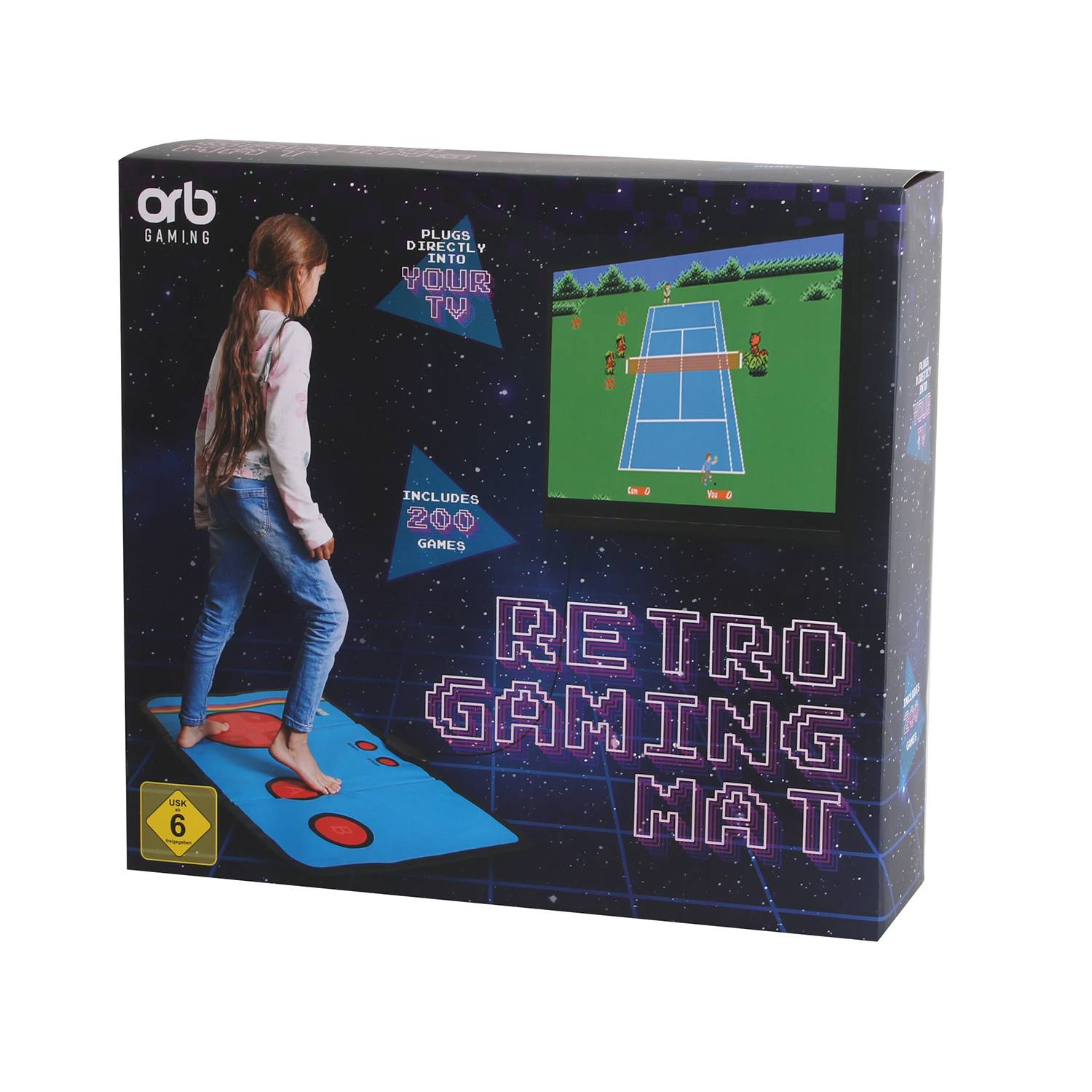 Thumbs Up Retro Gaming Mat - 200 integrierte Spiele
