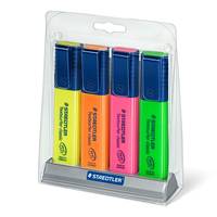 Staedtler Textsurfer classic 364, 4 Stück(e), Grün, Orange, Pink, Gelb, Meißel, Grün, Orange, Gelb, Pink, 1 mm, 5 mm