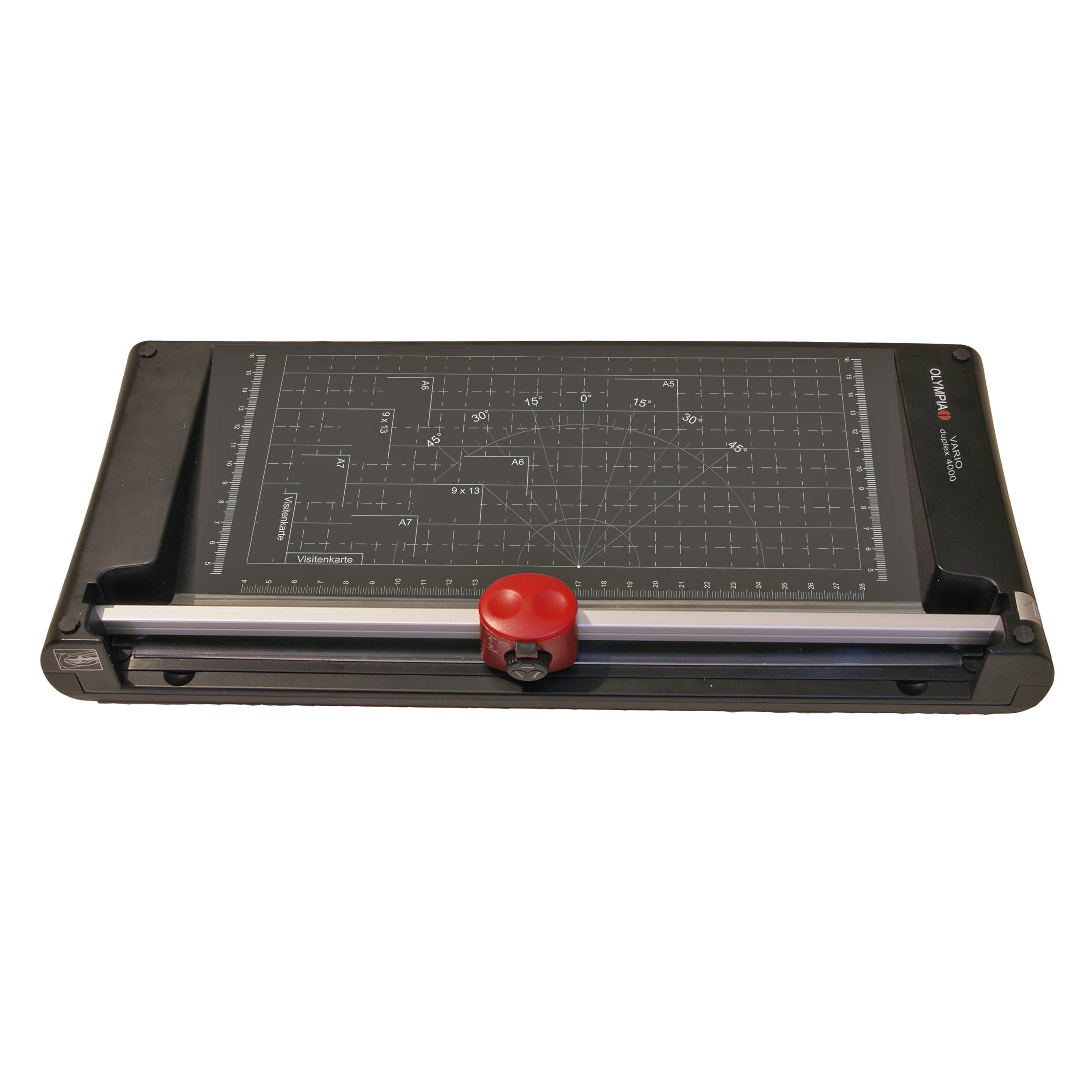Olympia Vario Duplex 4000 Hebelschneider, Rollenschneider A4 Schnittleistung A4 80 g/m²: 5 Blatt