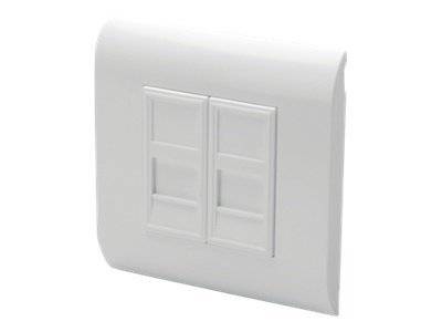 Digitus DN-93802 Keystone-Halterung 2-fach Weiß