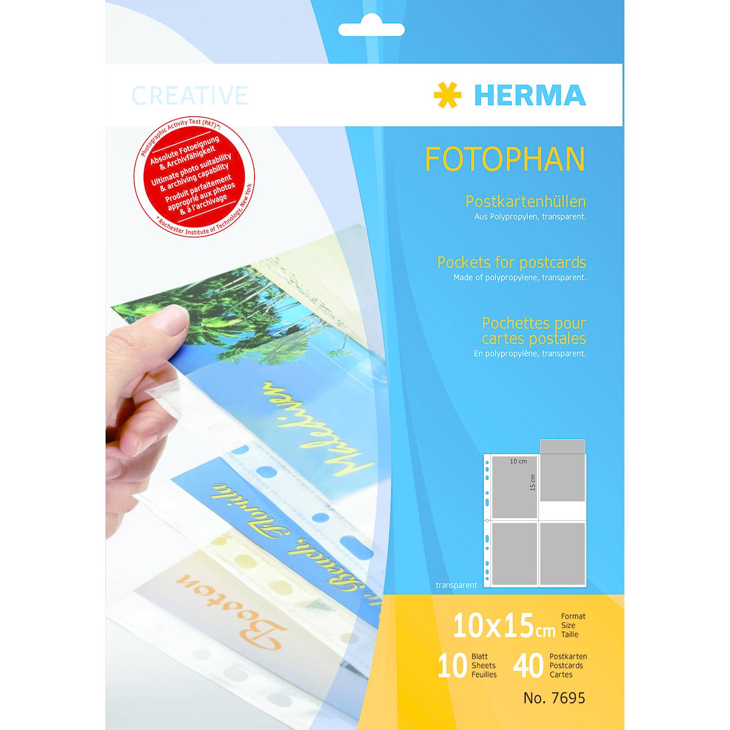 HERMA Fotophan - Hülle x 10